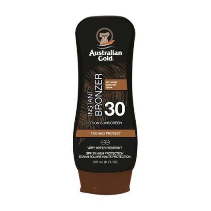 Australian Gold SPF15 tanning Lotion with instant bronzer